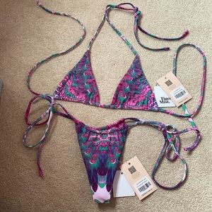 Tiger mist lilla bikini